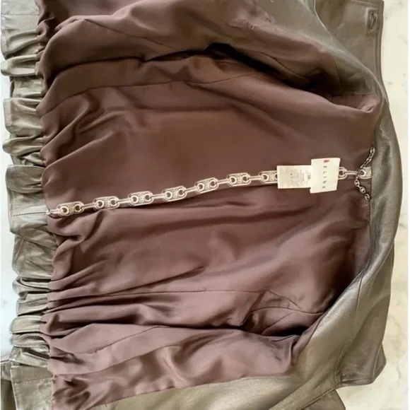 Celine Dark Brown Leather Jacket